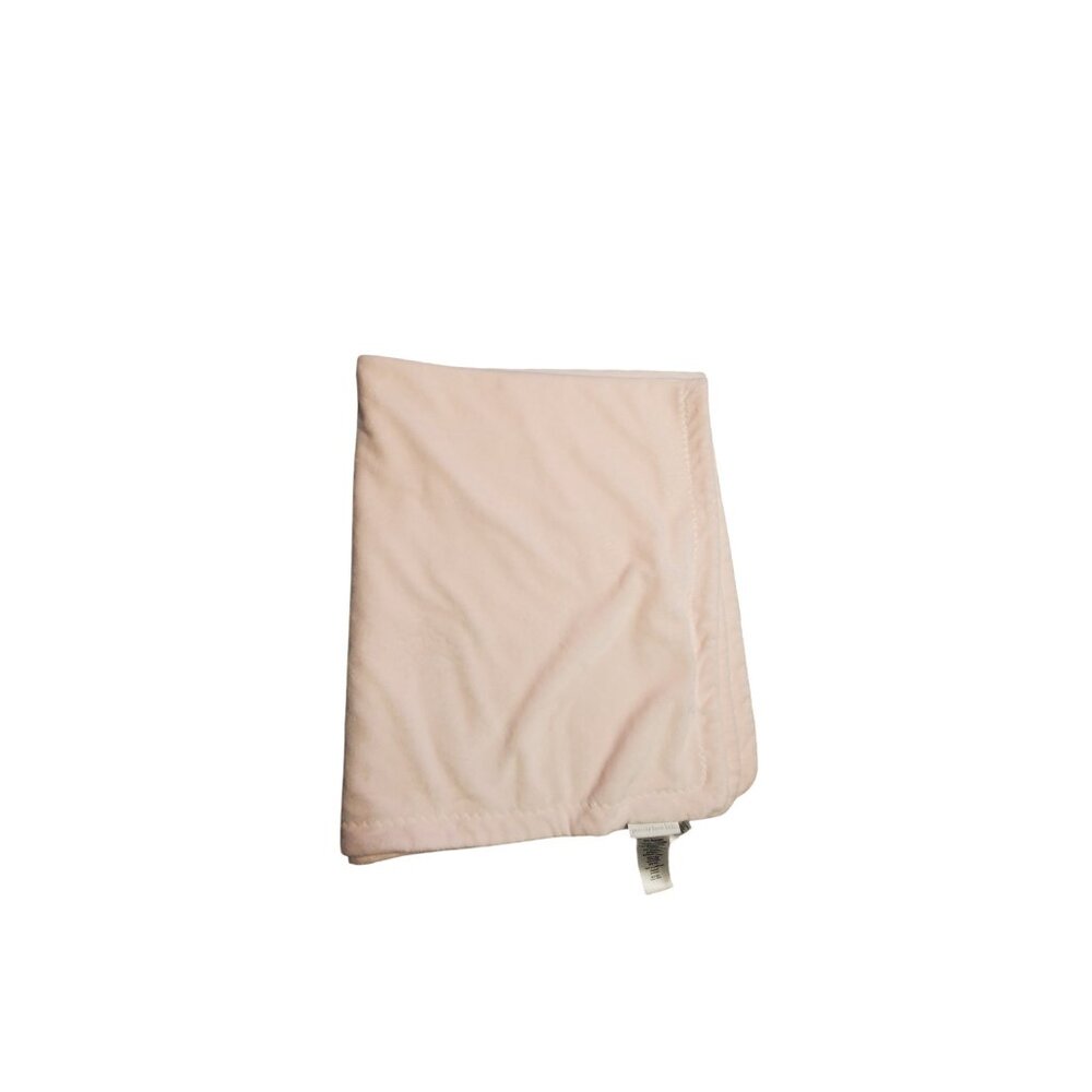 Pottery Barn Kids pink plush baby blanket 30x40 #2